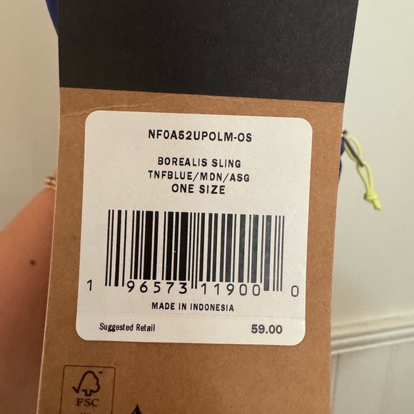 The North Face Men's Blue and Orange Backpack - Picture 3 of 8